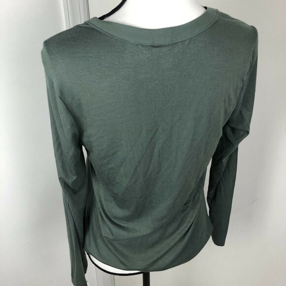 Sears Roebuck and Co Olive‎ Green Top Size Small - Picture 9 of 12